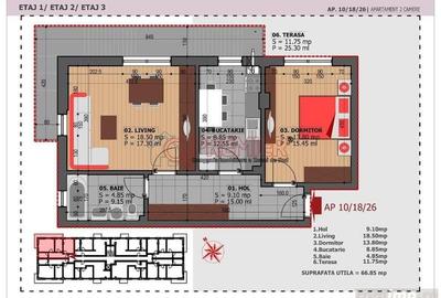 Apartament 2 Camere Decomandat - Romprim - Disponibil Imediat Apartament 2 Camere Decomandat - Romprim - Disponibil Imediat - 5