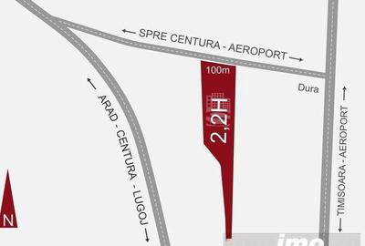 Teren de 18379 mp, în Aeroport