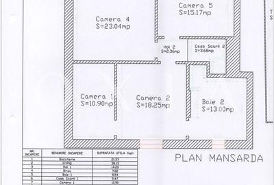 Penthouse cu 5 camere decomandat în Mehala - 25