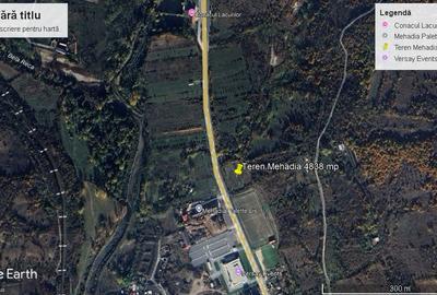 Teren intravilan 4836 mp Mehadia cu Fs la E70 - 3