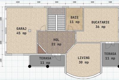 Casă cu 4 camere cu Teren 1000 Mp în Exterior Vest - 3