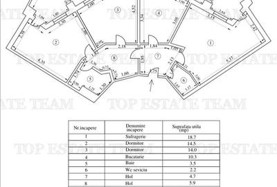 Apartament cu 3 camere circular în Ultracentral - 12