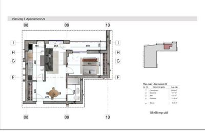 Apartament cu 2 camere decomandat în Central - 6