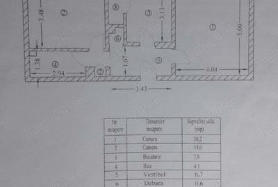 Apartament 2 camere et 4 decomandat 60 mp util 1990 Tei, Circ - 1