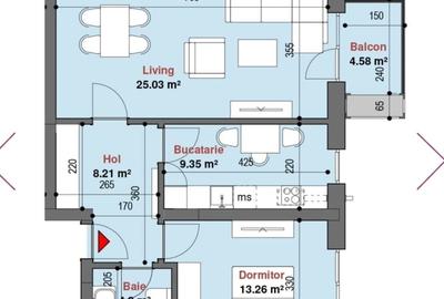 Drumul Taberei Exigent Plaza 5 apartament cu 2 camere de vanzare - 1