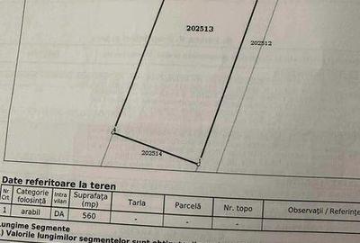 Teren de 560 mp, în Central - 2