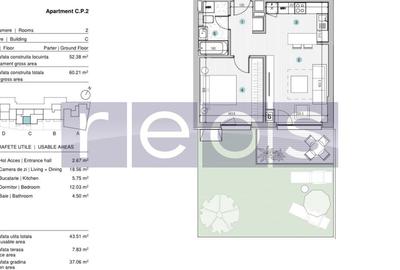 VANZARE APARTAMENT 2 CAMERE | STRAULESTI | 64MP | CURTE | COMPLEX NOU - 16
