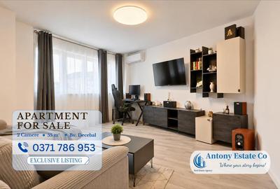 Apartament cu 2 camere decomandat în Decebal