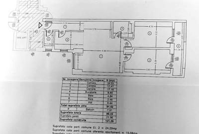 Apartament 3 camere zona Aviatiei – 99 mp, terasa, PARCARE disponibila - 17