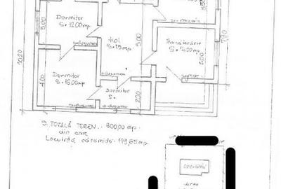 Casă individuală cu 3 camere cu Garaj în Șindrilari - 4