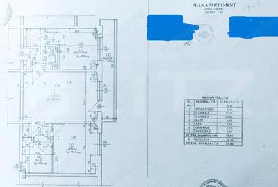 Apartament de inchiriat, 2 camere, 55 mp Tineretului - 1