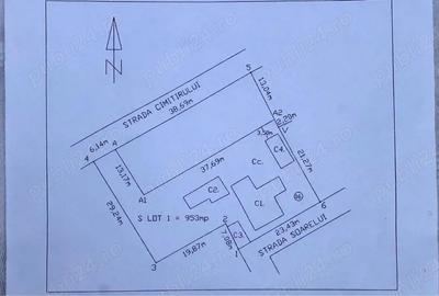 Casă cu Teren 953 Mp în Fetești-Gară