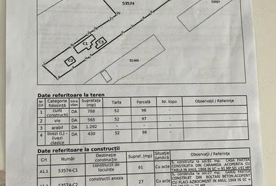 Casă cu 3 camere cu Teren 3075 Mp în Balș - 1