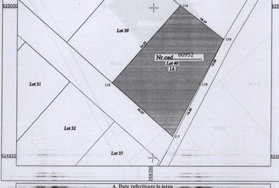 Teren de 800 mp, în Exterior Vest