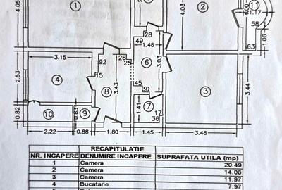 Apartament cu 3 camere decomandat în Tei - 2