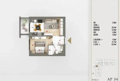 Apartament de 2 Camere | Predare in DECEMBRIE - Theodor Pallady - 2