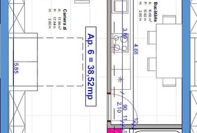 Garsonieră decomandată în Florești - 1