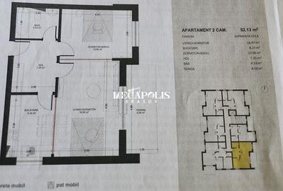 Apartament 2 Camere | Decomandat | Parcare | Avantgarden Faza 5 - 4
