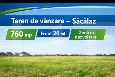 Teren de 760 mp, în Săcălaz