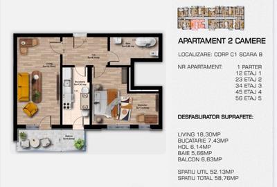 Metrou Berceni - Studio - 66.300eur - Finalizare august 2026 - 8
