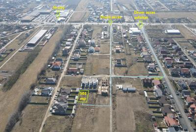 Teren Construcții intravilan de 503 mp, în Moșnița Nouă