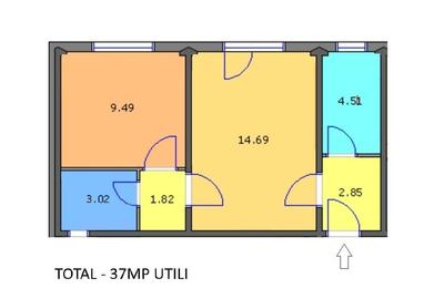 Apartament 2 camere parter -Sector 4 -Giurgiului -Luica -Berceni - 3