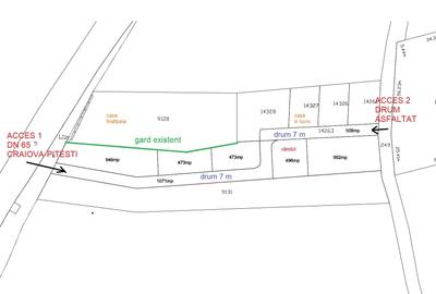 (302) Teren pentru dezvoltatori case Albota, langa Pitesti - 1