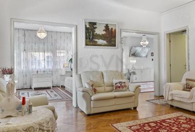 Apartament cu 4 camere circular, mobilat în Calea Victoriei