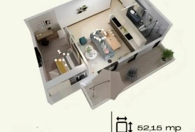 Apartament cu 2 camere semidecomandat în Torontalului - 1