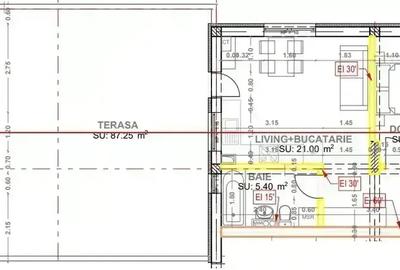 Apartament cu 3 camere decomandat, mobilat în Theodor Pallady - 7