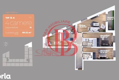 Apartament cu 4 camere în Titan - 3