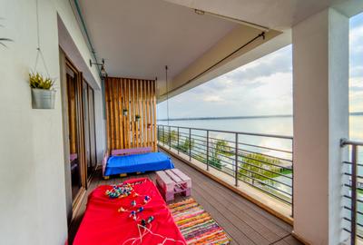 Mamaia 3 camere lux terasă cu  vedere frontala la lac parcare subterana - 33