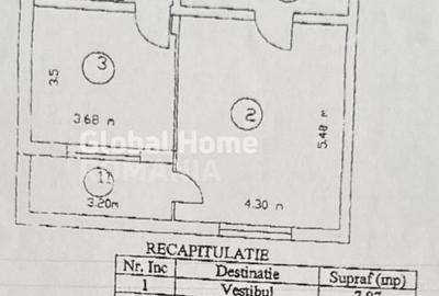 Apartament cu 3 camere decomandat, mobilat în Nerva Traian