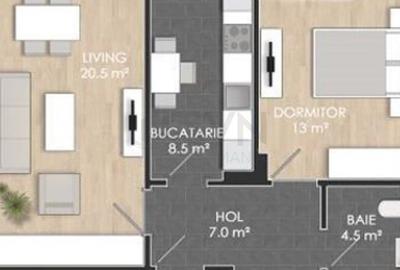 REA1018180 BEST PRICE 2 Camere cu terasa Complex Atria - 2
