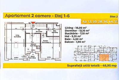 Apartament cu 2 camere decomandat în Metalurgiei - 7