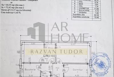 Apartament cu 3 camere decomandat în Alexandru Lăpușneanu - 8