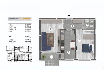 2 camere// acces metrou // bloc finalizat - 5