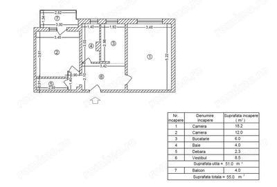 Apartament 2 camere Parc Tineretului /an 1985 - 3
