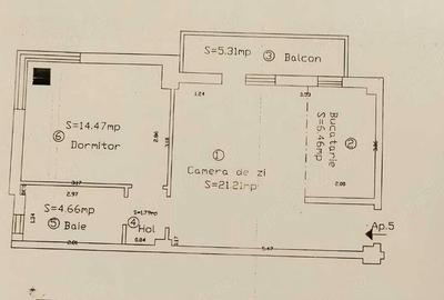Apartament cu 2 camere semidecomandat în Giroc - 6