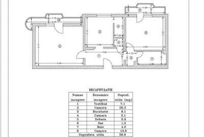 Închiriez apartament de 2 camere de 66 mp la 3 min de metrou Lujerului - 13