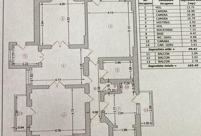 Apartament 3 camere- decomandat-zona Calea Calarasilor / Hala Traian - 4
