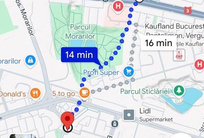 Apartament 2 camere Mobilat complet Pantelimon Metrou Costin Georgian 14 minute - 9