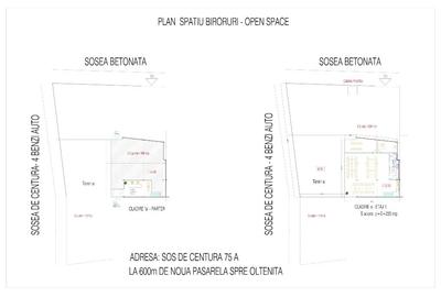 Inchiriere spatiu depozitare/productie si birouri