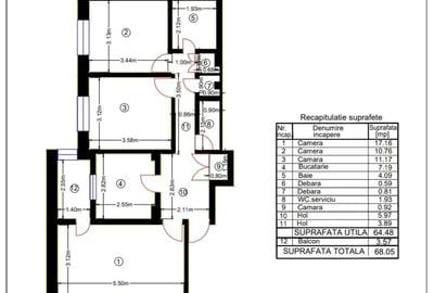 Apartament cu 3 camere decomandat în Ghencea - 10