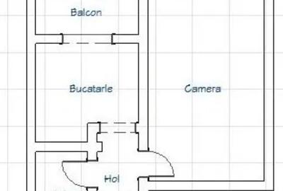 Garsonieră decomandată în Baza 3 - 10