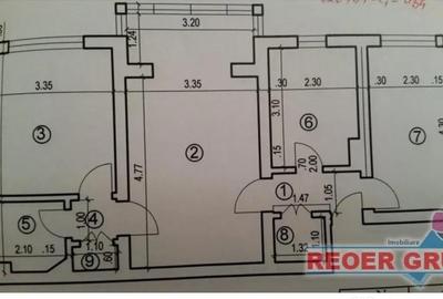 Apartament cu 3 camere semidecomandat în Central - 2