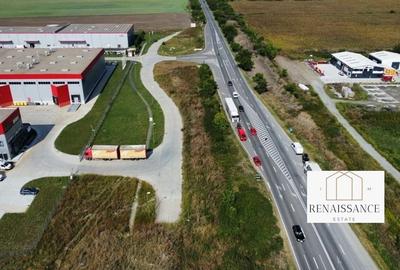 Teren PUZ Aprobat Pretabil Hale | 55.000mp - Park Industrial Sanandrei - 1