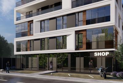 Spatiu Comercial de vânzare, parter cu vitrina 20 ml, parcare, Pipera - 1