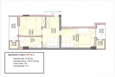 Apartament cu 2 camere decomandat în Mihai Viteazul