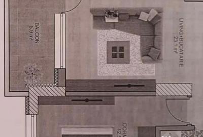 Apartament cu 2 camere decomandat în Central - 3